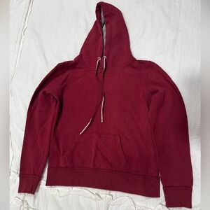 Burgundy Hoodie with Front Pocket